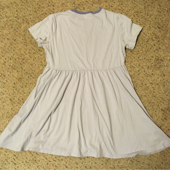 Cakeworthy Nickelodeon Rugrats Angelica purple embroidered babydoll tshirt dress - Picture 2 of 4